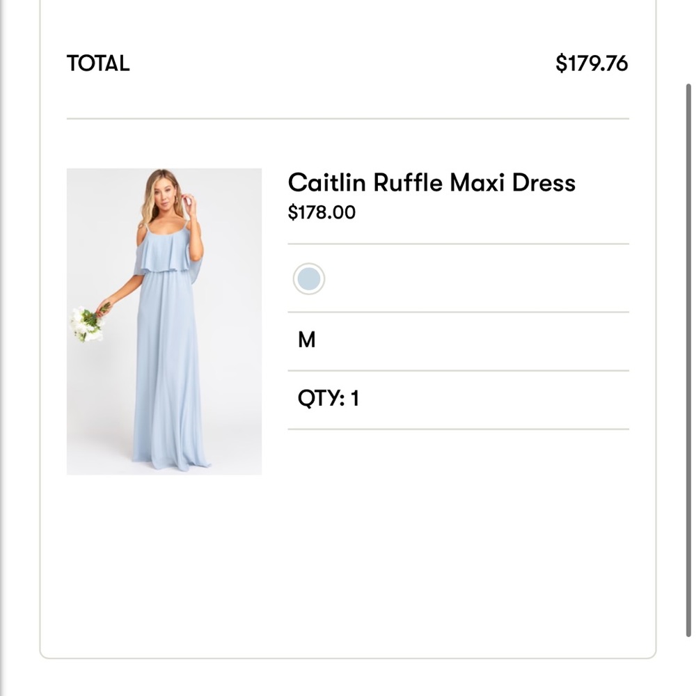 Show me your MUMU bridesmaid dress